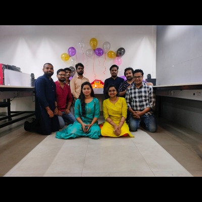 Navratri Puja and Garba dance  at Aaravinfotech -  Screenshot 1