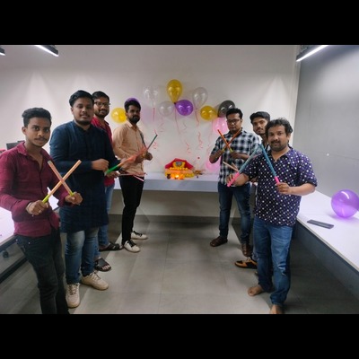 Navratri Puja and Garba dance  at Aaravinfotech -  Screenshot 2