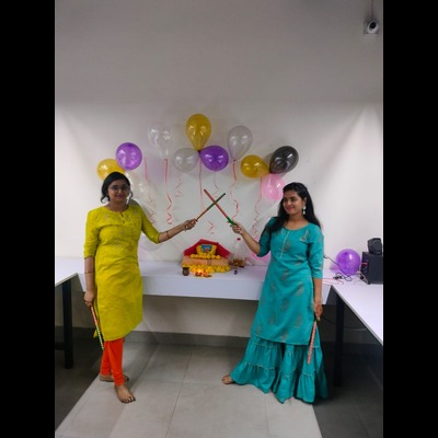 Navratri Puja and Garba dance  at Aaravinfotech -  Screenshot 4