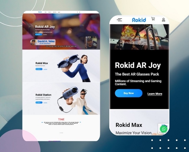 rokidindia.com Website Design project