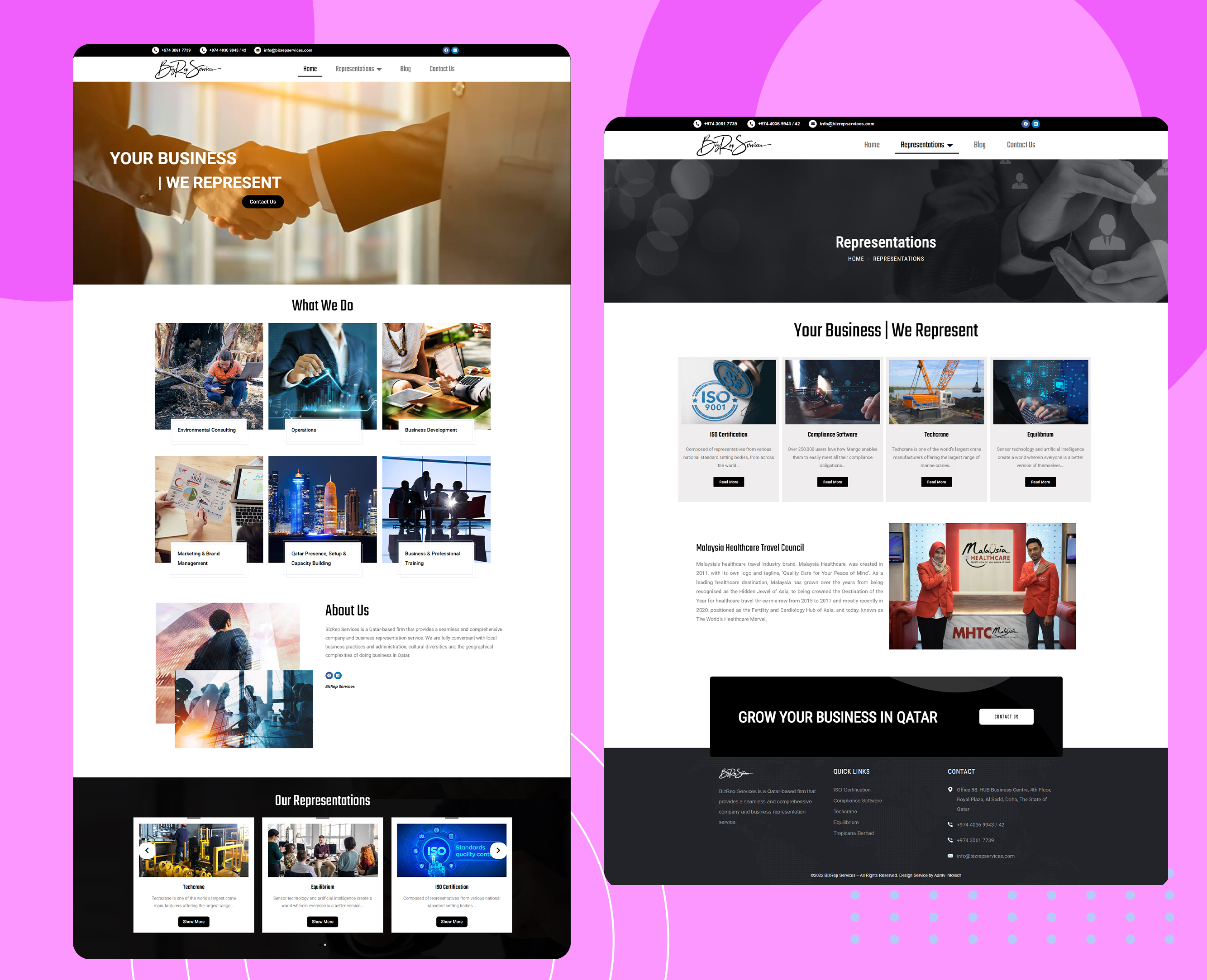 bizrepservices.com - Website Design - WP-Empire